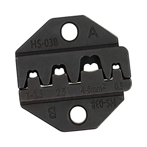 perfk Crimpzangen-Werkzeugersatz, Crimpbacken-Zangeneinsätze, Crimpzangen-Backen, austauschbarer Aufsatz für Handwerkzeugzangen-Zubehör, HS03BC