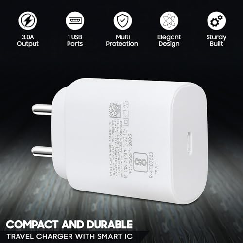Image of 25w Adapter Samsung Galaxy s a m f Series Super Fast Charger Adapter Samsung s23 s22 Ultra s21 21 fe m14 5g m54 m53 Samsung m33 m23 a34 sumsung a54 a13 f14 f23 f62 Adapter Cable Original Charger