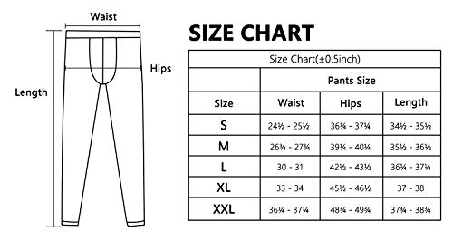 Little Donkey Andy Men's Thermal Underwear Tops 2 Pack Quick Dry Wicking Lightweight Base Layer Winter Warm Undershirts Black/Black L #TOP6