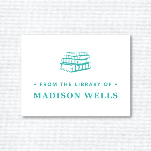 Port Of Reverie Personalized Bookplate Stickers, Set Of 84 From The Library Of Stickers, Custom This Book Belongs To Stickers thumb #2