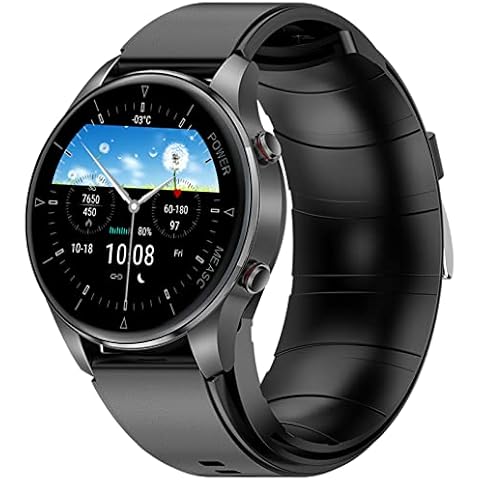 PINDOWS Smart Watch For Men, 1.3'' Full Touch Smart Watches For Women, With Pedometer Fitness Tracker Heart Rate Monitor, Ip68 Waterproof Sleep Monitor, For Android Ios Cover