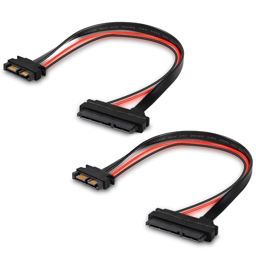 Adaptador Slimline SATA 13 macho a 22 pines hembra 30cm