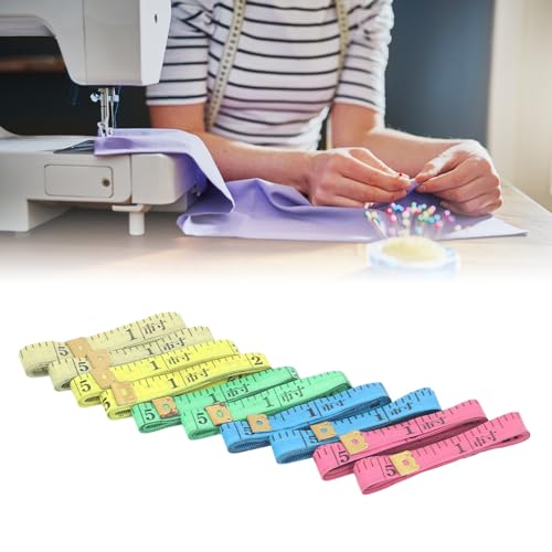 Set de 60 cintas métricas flexibles para costura y confección miniatura 5