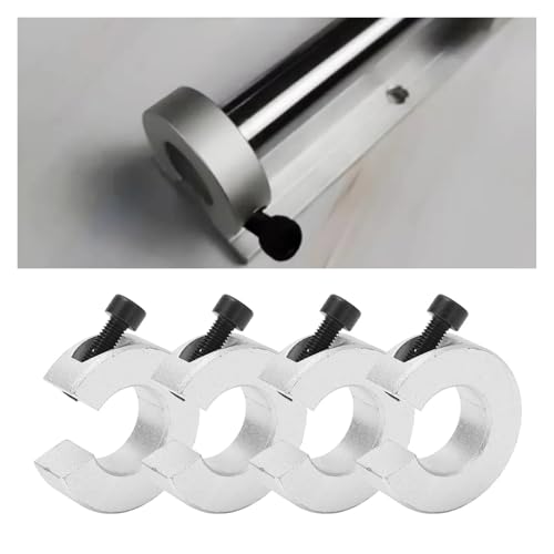 Collar de aluminio lineal 40 mm diámetro exterior pack 4 piezas 2