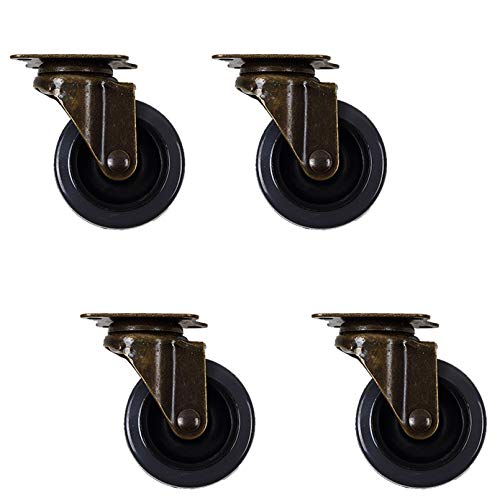 Roulettes pivotantes 360° pour chaises de bureau et tables basses