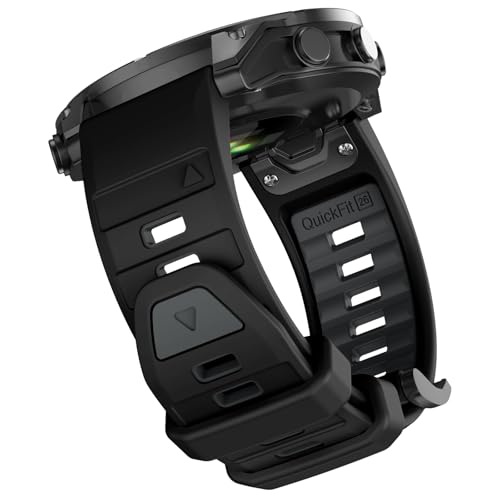 Image of OVERSTEP Compatible with Fenix 8 51mm Watch Bands, 26mm Soft Siliocne Strap for Garmin Fenix 5X /Fenix 5X Plus /Fenix 6X /Fenix 6X Pro /Fenix 7X /Fenix 7X Pro Smartwatch
