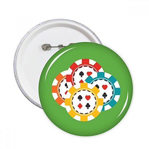 Le cadeau jetons de casino badge bouton pour surprendre les passionnés