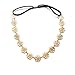 1pc Elastic Hollow Rose Women Flower Metallic Hair Band Headband WHS33
