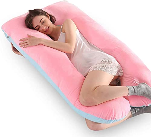 Agility Pregnancy Pillows, U Shaped Full Body Maternity Pillow with Removable Cover,Pregnancy Pillows for Sleeping(pink) Cover
