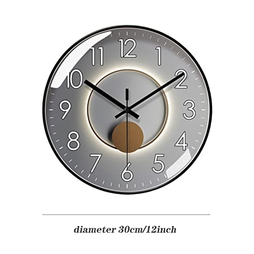 Horloge murale décorative simple avec mécanisme à quartz - 5