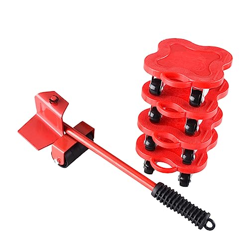 Set de ruedas para mover muebles pesados de forma fácil en suelos de madera