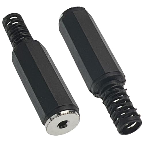 Conector de audio Jack 2.5 mm TRS estéreo, 2 piezas miniatura 3