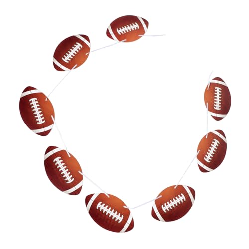 Hemobllo Football Banner Girlande Teilig American Football Party Deko zum Aufhängen Wand Tür Fenster Indoor Outdoor Sport Event Feier Dekoration Hemobllo Football Banner Girlande Teilig American Football Party Deko zum Aufhängen Wand Tür Fenster Indoor Outdoor Sport Event Feier Dekoration