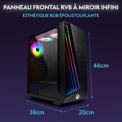 I-4 PC Gaming Fisso Completo • 22" Monitor • Ryzen 3 3200G 4,0GHz • Radeon Vega 8 • 16GB RAM • 500GB SSD • Windows 11 • WiFi - PC Desktop - Immagine 3