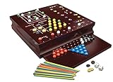 Desafía a tus amigos en Mancala, el juego de mesa africano, el nuevo juego de mesa Insanity o molino, la versión de madera del filete