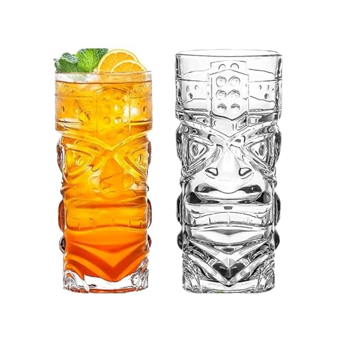 Image of Premium Juice Glasses 450 ML Drinking Glasses, Highball Lead-Free Glasses, Tumblers for Water, Juice, Beer, Cocktail and Mixed Drinks - 2 Pieces, Transparent (BL-01, 2 Count)