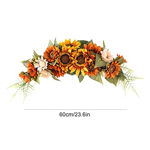 ASSR-Autumn-Flower-Swag-with-Sunflower-Garland236inch-Hanging-Floral-Swag-Wedding-Arch-Wreath-for-HalloweenThanksgivingChristmas-Centrepiece210719XY02-3XCG95 ASSR Autumn Flower Swag with Sunflower Garland236inch Hanging Floral Swag Wedding Arch Wreath for HalloweenThanksgivingChristmas Centrepiece210719XY02 3XCG95