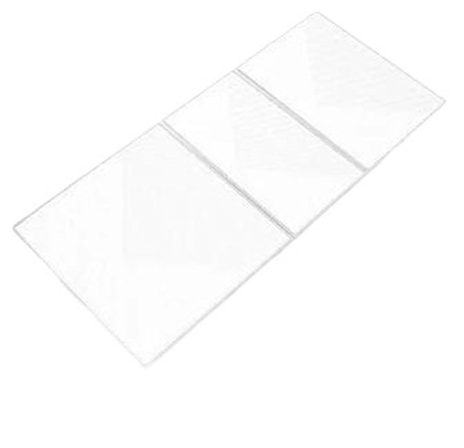 Interior Styling Cover for Tesla for Model 3 Y for Highland 2025 Central Control Panel Adhesive Sticker Upgrade Electrostatic Adsorption Console Protector(White)