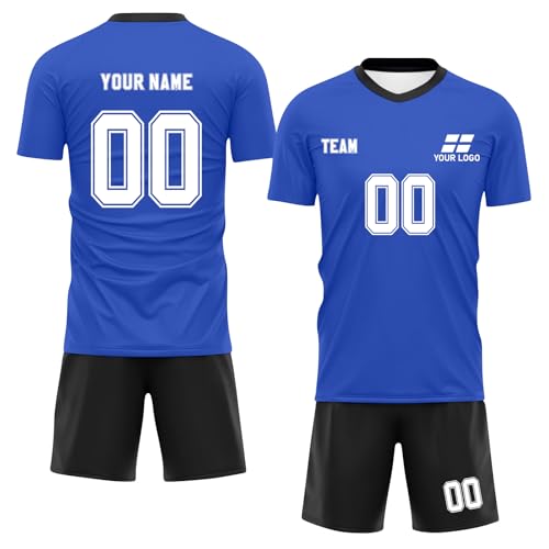 Personalización Camiseta Fútbol Niño y Adulto, 2026 Camisetas de Futbol Conjunto Niños y Adulto, Camiseta de Entrenamiento de Fútbol, Pantalones Cortos