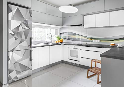 Pegatinas de cocina con efecto abstracto 3D para transformar la decoración de tu hogar 3