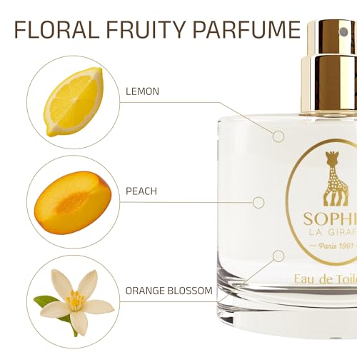 Image of Sophie la girafe Eau de Toilette | Includes Sophie Teether | Nostalgic Childhood Scent of Citrus & Vanilla (50 ml or 1.7 fl oz)