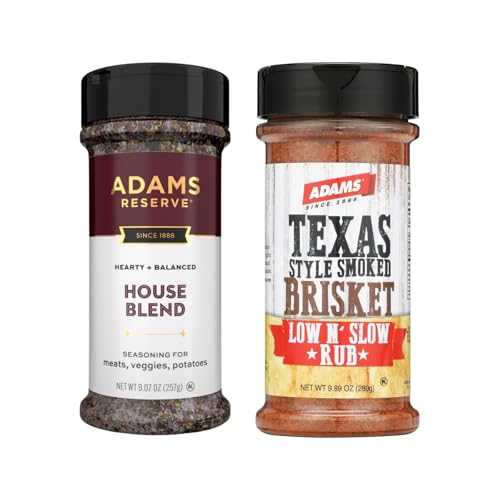 Adams House All Purpose Rub + Texas Style Smoked Brisket Low n' Slow Rub (Variety Pack)