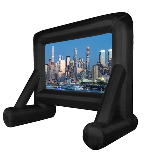 Image of 14 FT Inflatable Movie Screen Blow up Mega Movie Projection Outdoor Screen