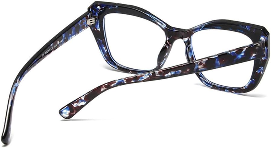 Retro Cat Eye Women Glasses Frame Eyewear Men Colorful Leopard Frame