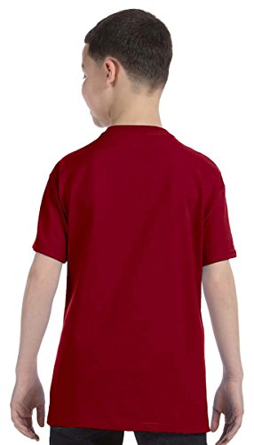 Gildan boys Heavy Cotton T-Shirt(G500B)-TENNESSEE ORANGE-M2