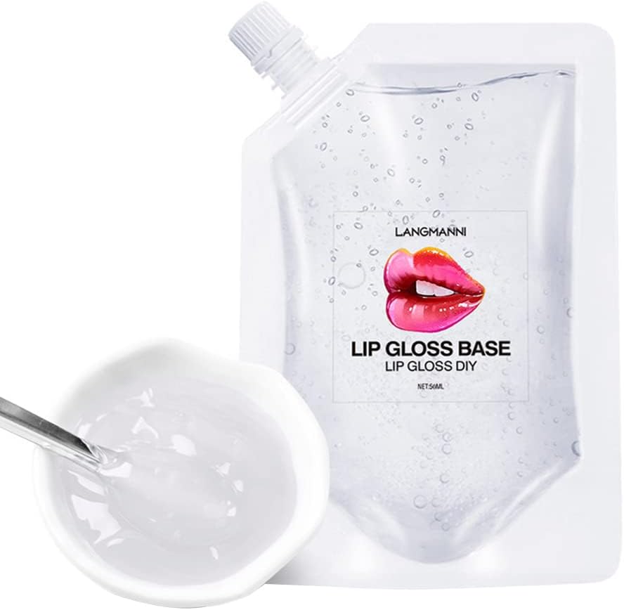 50ml Versagel Lip Gloss Base,Safe Lip Gloss Base Bulk - 50ml Moisturize Lip Gloss Base, Lip Gloss Base Oil Lip Makeup Primers, Non-Stick Lipstick Primer For Handmade