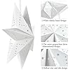HTTDSLF Weihnachtssterne Faltbar - 5er Set 30cm Papiersterne