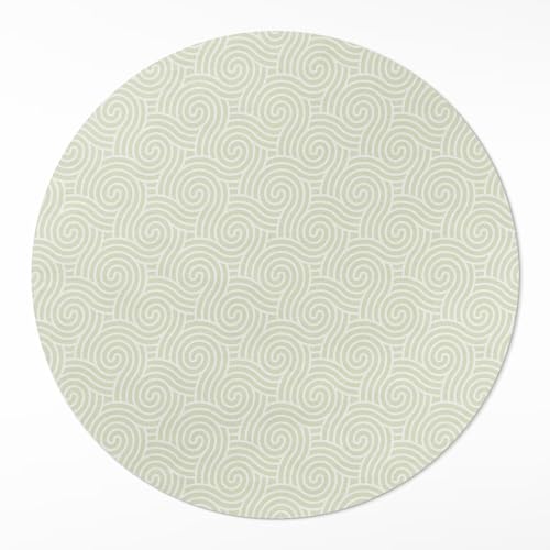 Tapis vinyle durable et elegant ø130 cm avec finitions premium pour votre interieur