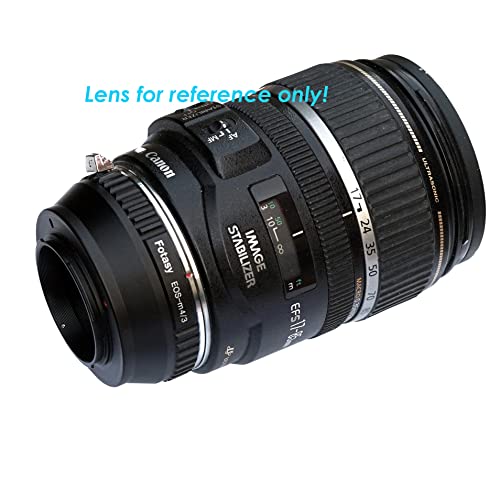 Fotasy Manual Ef Ef-S Mount Lens To M43 Adapter, Ef Mount To Mft, Compatible With Canon Ef Efs Lense Panasonic G9 Gh5 Ii Gx9 G90 G91 G95 G100 Olympus E-M1 E-M5 E-M10 I Ii Iii E-Pm2 E-Pm1 Pen-F E-M1X #TOP4