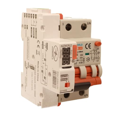 RCBO Tipo A con Riarmo Automatico Integrato – Interruttore magnetotermico differenziale Tipo A con funzione di riarmo automatico, in grado di proteggere da sovraccarico, cortocircuito e dispersioni a terra, ripristinando l’alimentazione in caso di scatti temporanei.