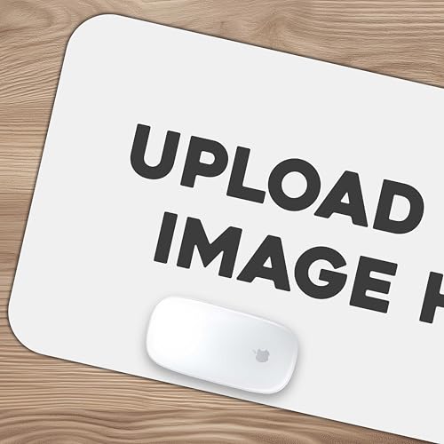 Image of Custom Desk Mat | Personalized Extended Mouse Pad with Your Photo, Logo or Design | Large 11x23 inches Size | Non-Slip Rubber Base & Smooth Surface | Perfect for Gaming, Office & Work From Home