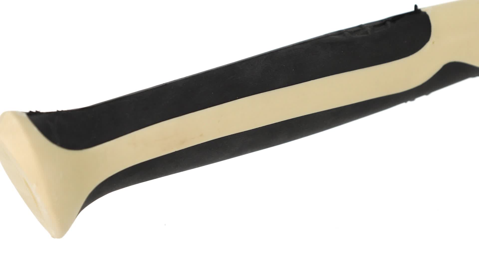 Relaxdays Zimmermannshammer, amerikanischer Klauenhammer, ergonomisch, Fiberglasstiel, Stahlkopf, 33 cm, beige/silber – Bild 8