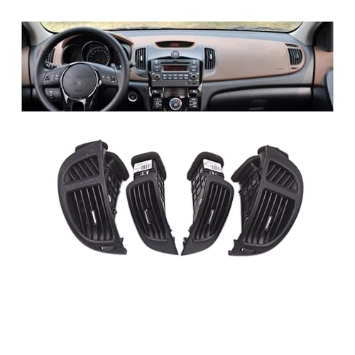 Salida de aire central frontal para KIA Forte Cerato 2008-2015 que optimiza el flujo del clima
