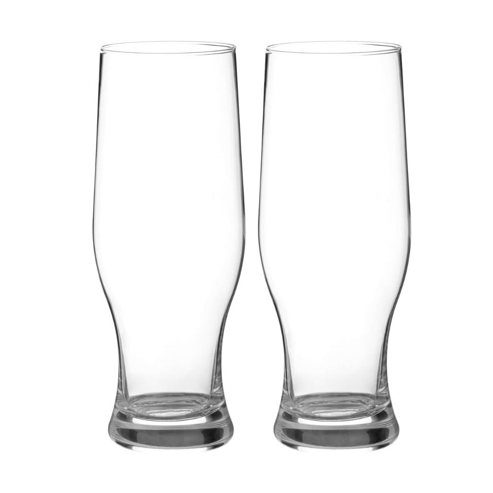 DIAMANTE Europäische Biergläser, Premium-Kristall-Pilsnergläser, 500 ml, 2 Stück