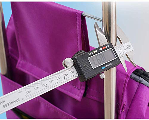 Einkaufstrolley, zusammenklappbarer Einkaufstrolley auf Rädern, abnehmbarer Tasche und faltbares Design, maximale… – Bild 5