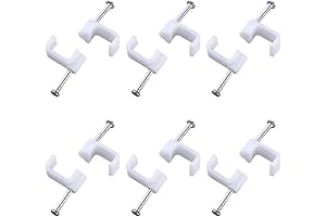 6mm Flat Cable Clips -Electric Wire Staples