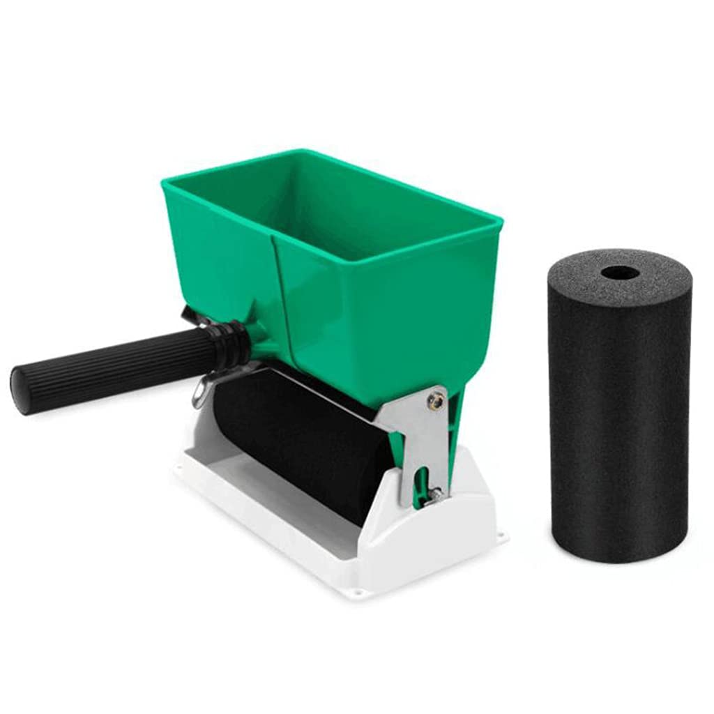 Rodillo aplicador negro de mano para carpintería, rodillo de mano profesional, 6 pulgadas, máquina de encolado ajustable
