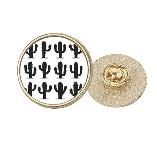 Broche succulentes pour égayer une tenue terne avec du métal doré rond