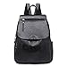 Produktbild SHLYXY Rucksack, koreanisches PU-Leder, großes Fassungsvermögen, Schwarz