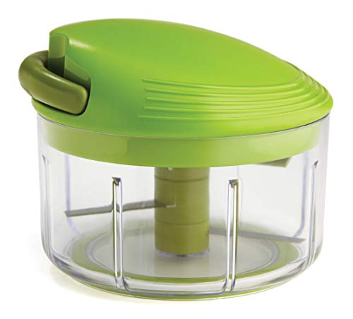 Kuhn Rikon Pull Chop Chopper/Manual Food Processor with Cord Mechanism, Green, 2-Cup by Kuhn Rikon - Used condition - US$23.02