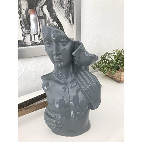 Busto de cerámica de los amantes del torso
