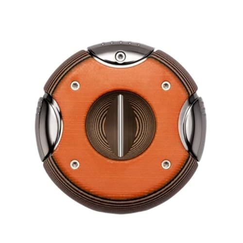 JDIME Cigarrskärare dubbel V-skärning legering giljotin bärbar resesax rökningstillbehör (B)