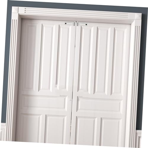 Herrajes para puertas plegables Housoutil metal resistente con pivotes superiores para puertas corredizas kit completo de repuesto miniatura 6