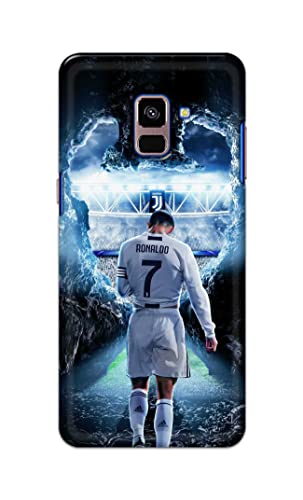 Image of Printed Hard Back Cover Case for Samsung Galaxy A8 Plus | A8+ Back Cover (Footbal Legend) -702