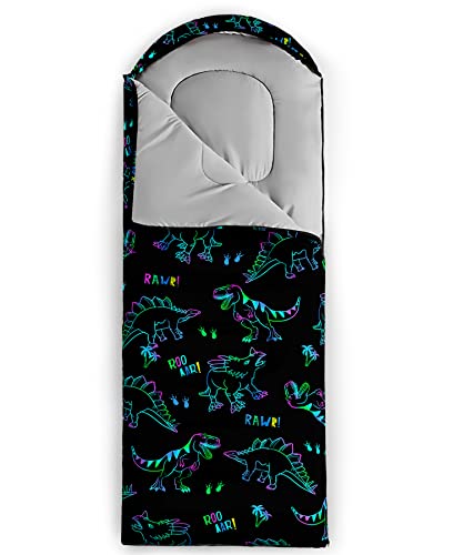 Image of QOOMO Camping Sleeping Bags,3 Season Warm & Cool Weather,Lightweight,Waterproof Sleeping Bags for Adults & Kids,Traveling,and Outdoors,Camping Gear Equipment