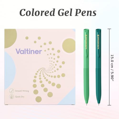Set de 10 bolígrafos de gel multicolor punta fina 0.5 mm miniatura 2
